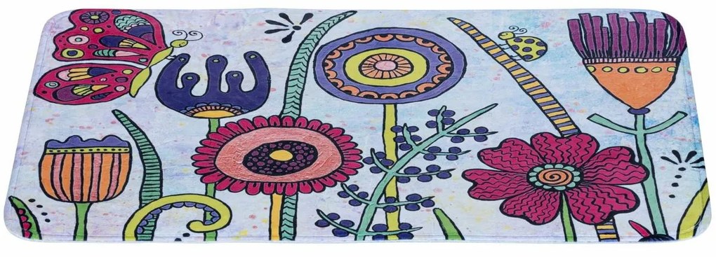 Covoraș de baie Wenko Rollin'Art Full Bloom, 45 x 70 cm
