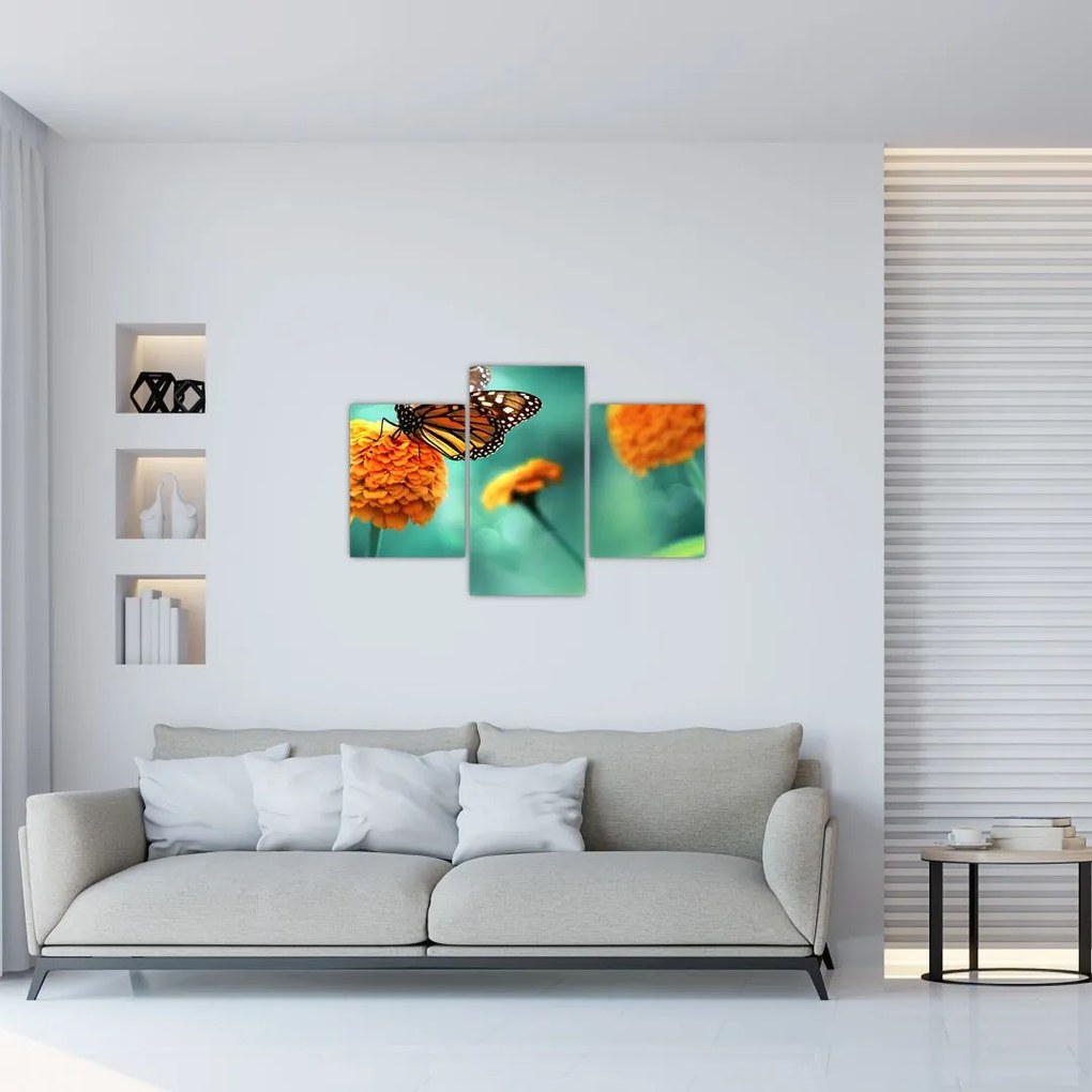 Tablou cu fluture (90x60 cm)