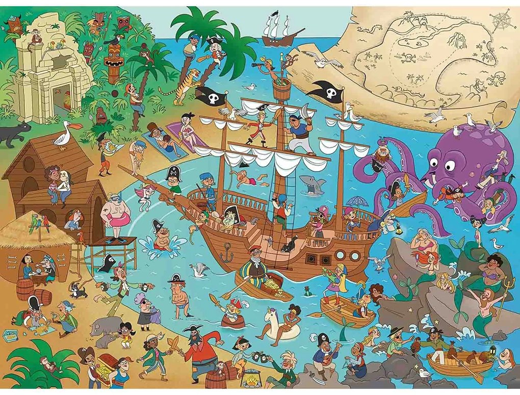PUZZLE INSULA PIRATILOR, 150 PIESE - RAVENSBURGER (RVSPC13349)