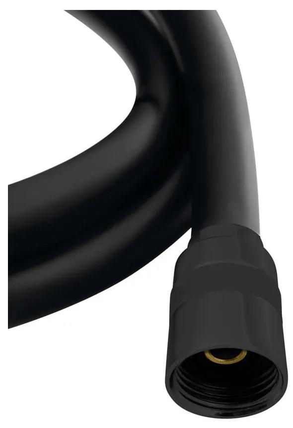 Furtun de duș negru din plastic ø 1 cm Softflex – Sapho