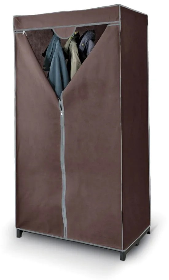 Dulap textil haine Domopak Living Closet, maro