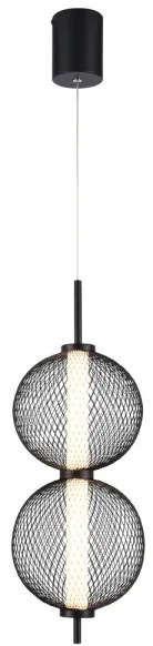 Lustru LED suspendat pe cablu PUMA LED/10W/230V Ø 14 cm negru