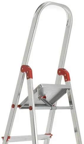 Scară din aluminiu pentru uz profesional Rolser Norma 220, 3 trepte