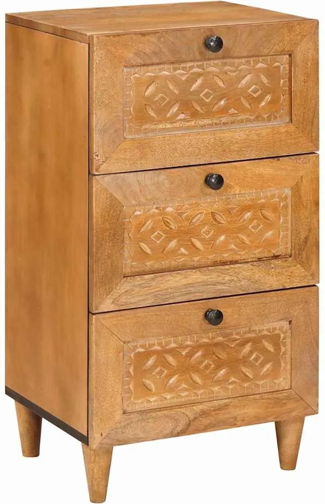 vidaXL Bufet cu sertar Maro deschis 33.5 x 40 x 75 cm