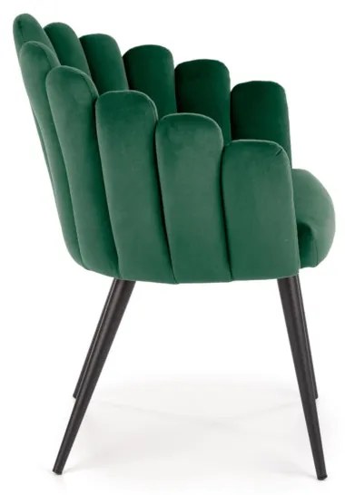 Supermobel Scaun K410, 65x85x62, velvet albastru