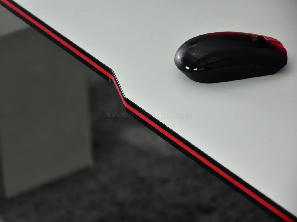 Masă PC Matts 160 (alb + negru). 1109782