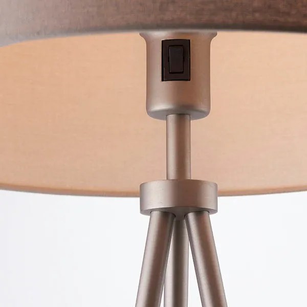 Endon 66987 - Lampă de podea TRI 1xE27/60W/230V, bej