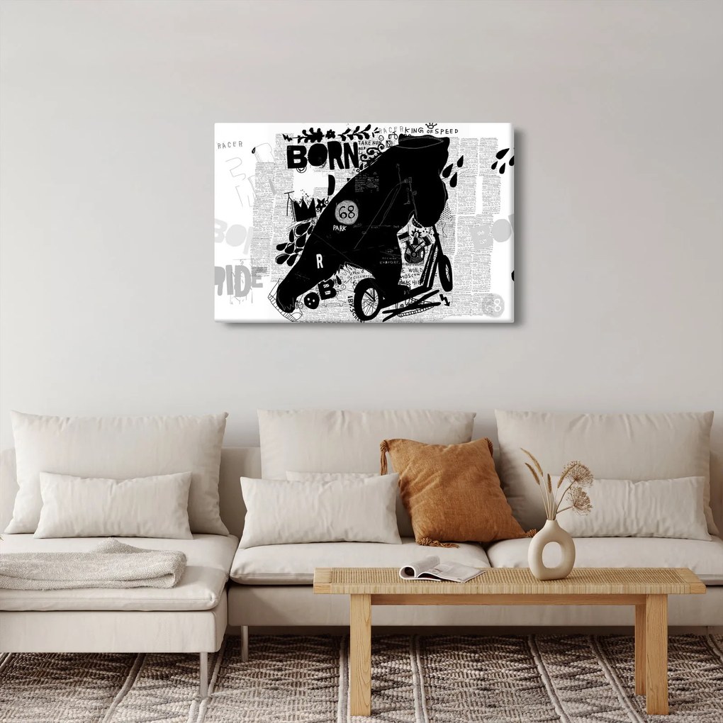 Tablou - Născut să călătorească (90x60 cm)
