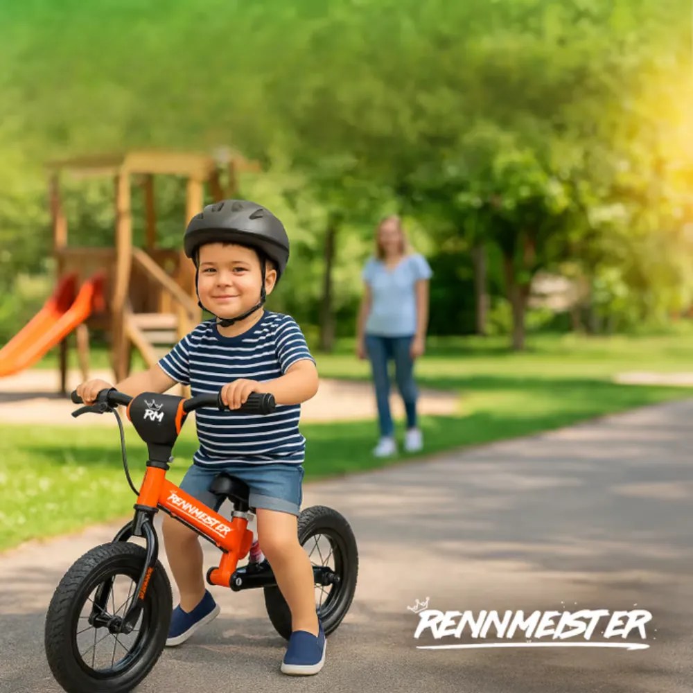 Bicicletă fără pedale pentru copii QUIDO, de la 3 ani, portocaliu Rennmeister