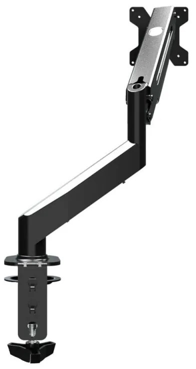 Suport monitor Esperanza ERW019, 17"-27", Pentru 1 monitor, Mecanism cu arc, VESA 75/100 mm, Pana la 6 kg, Negru