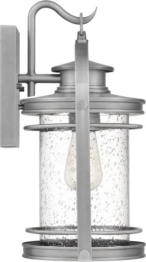 Quintiesse QN-BOOKER-M-IA - Lampă de perete pentru exterior BOOKER M 1xE27/60W/230V IP44 crom mat