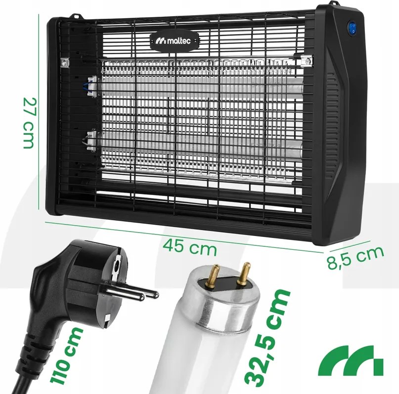 Capcană electrică pentru insecte MASTERKILLER20W-BL