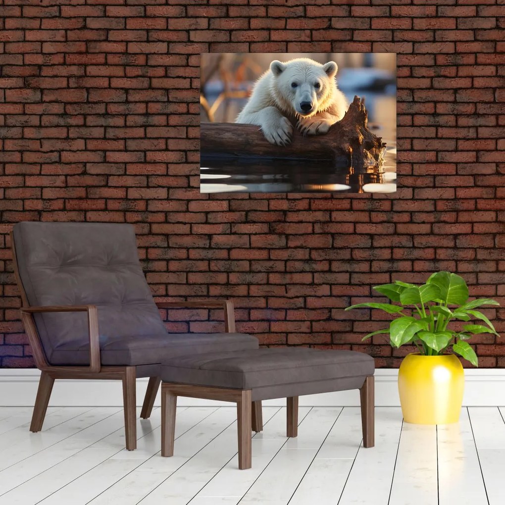 Tablou - Ursul polar (70x50 cm)