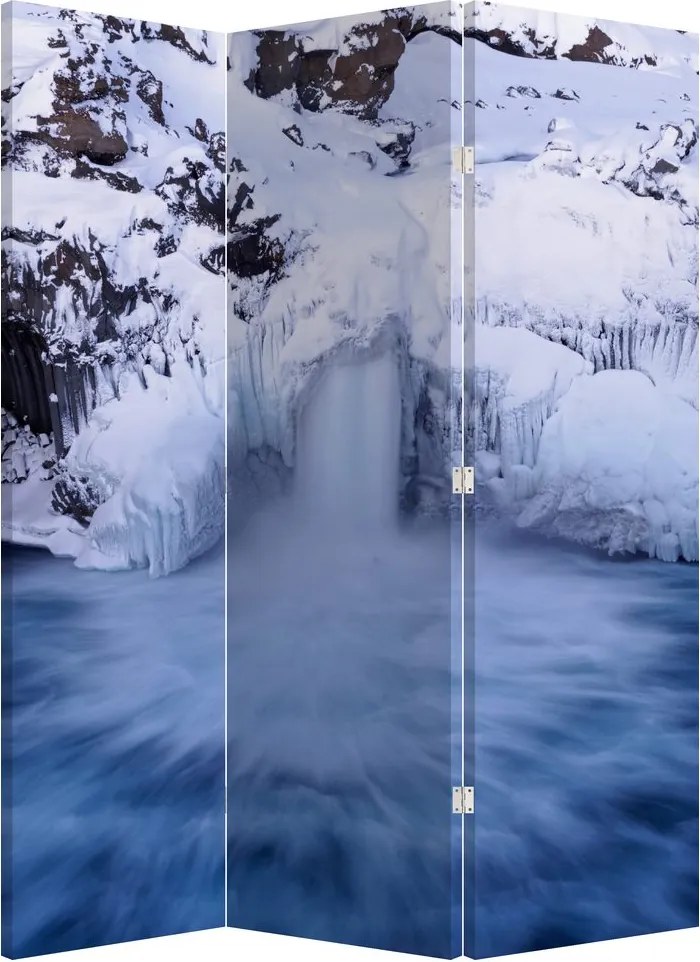Paravan - Cascadele iarna (126x170 cm)
