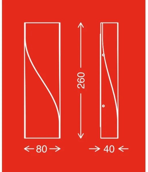 Aplică LED de exterior Telefunken 312704TF 2xLED/5,5W/230V IP44 argintiu