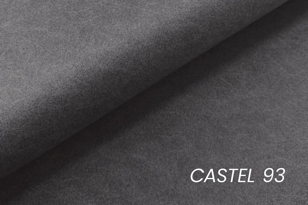 Pat tapițat Molino 160x200 cu spațiu depozitare - velur gri închis Castel 93