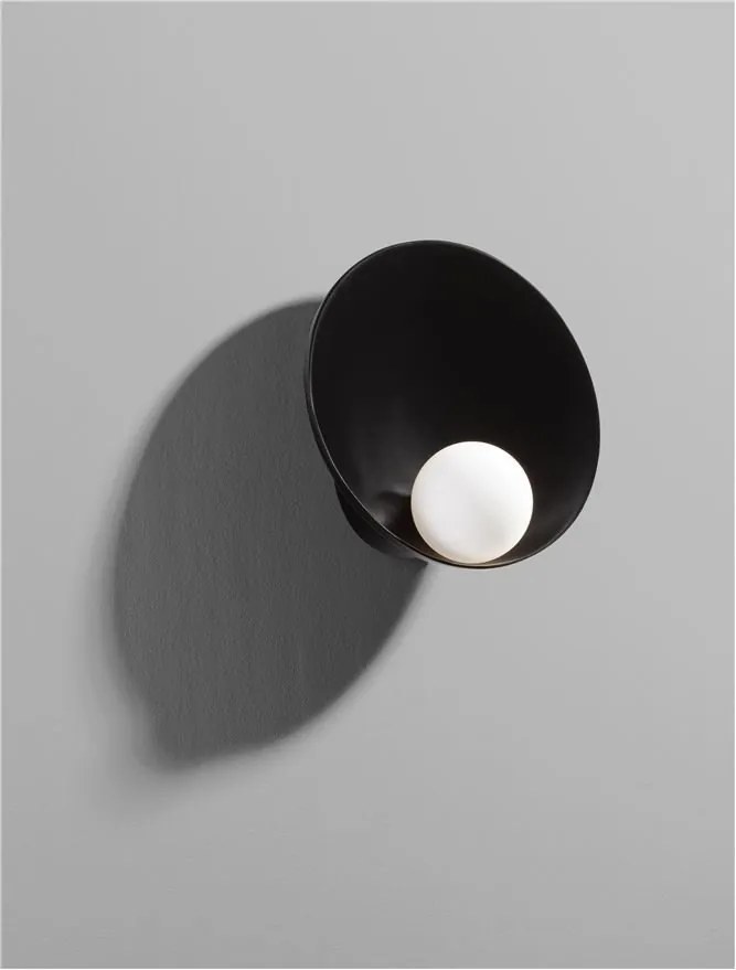 Aplica de perete design modern Minim negru