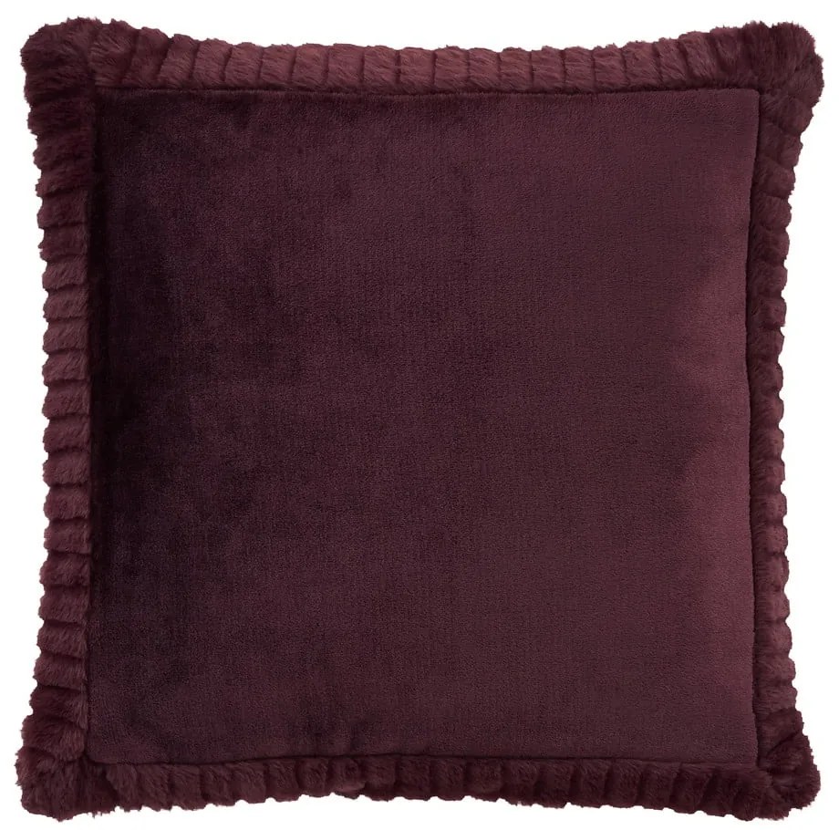 Pernă decorativă din micropluș/cocolino 55x55 cm Velvet and Faux Fur – Catherine Lansfield
