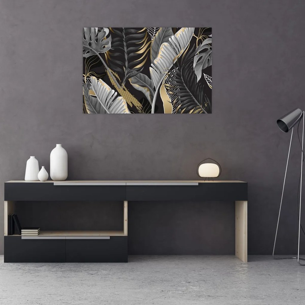 Tablou - Jungla de aur (90x60 cm)