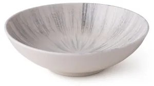 Set veselă 24 piese din porțelan, gri