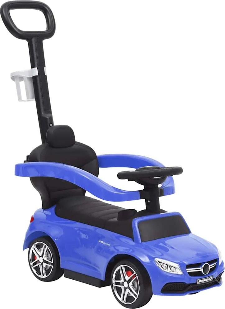 vidaXL Mașinuță cu împingere Mercedes-Benz C63, albastru