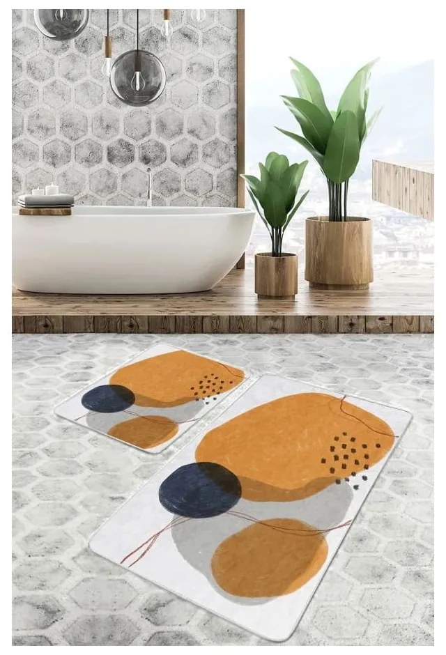 Covorașe de baie 2 buc. din catifea 60x100 cm – Mila Home