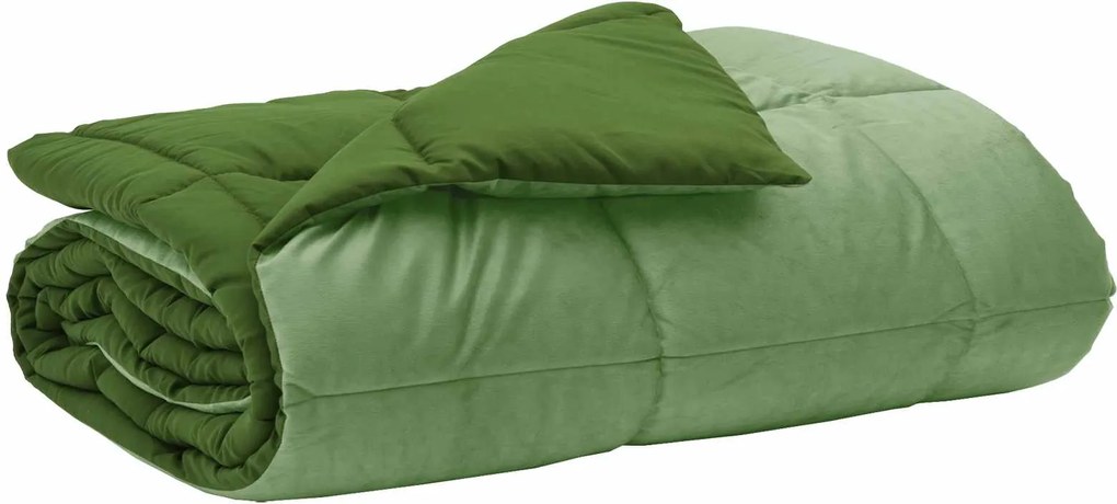 vidaXL Pilotă de vară Patos Verde 240 x 260 cm Microfibră