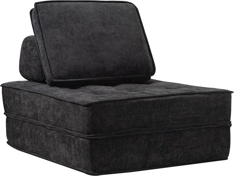 Canapea multifuncțională extensibilă CALMERO - negru