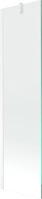 Mexen Next paravan pentru cadă cu 1 panou 50 x 150 cm, transparent, alb - 895-050-000-00-00-20
