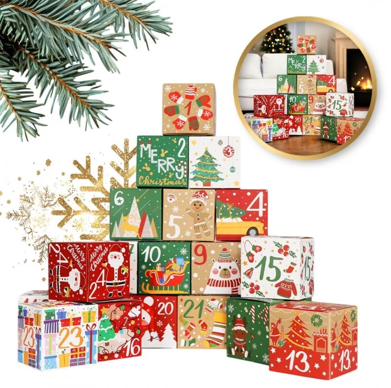 Calendar Advent BOXMAS DIY, 24 cutii