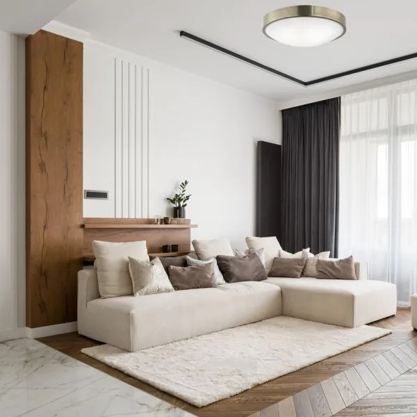 Plafonieră JONAS 2xE27/60W/230V diametru 36 cm patină