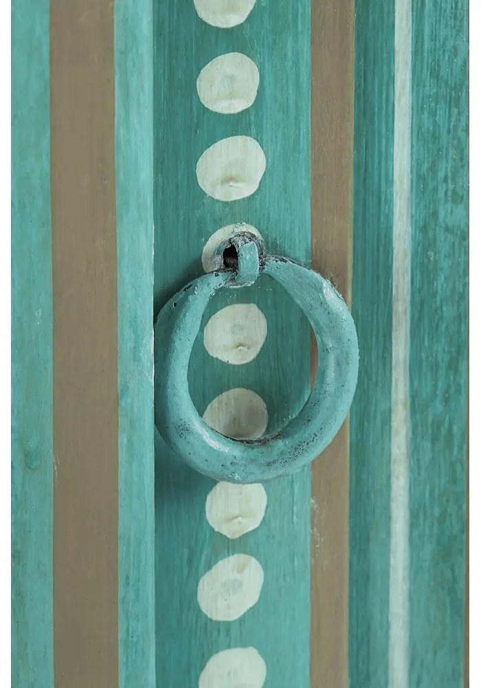 Dulap verde din lemn de mango 87x152x38 cm Prem – Støraa