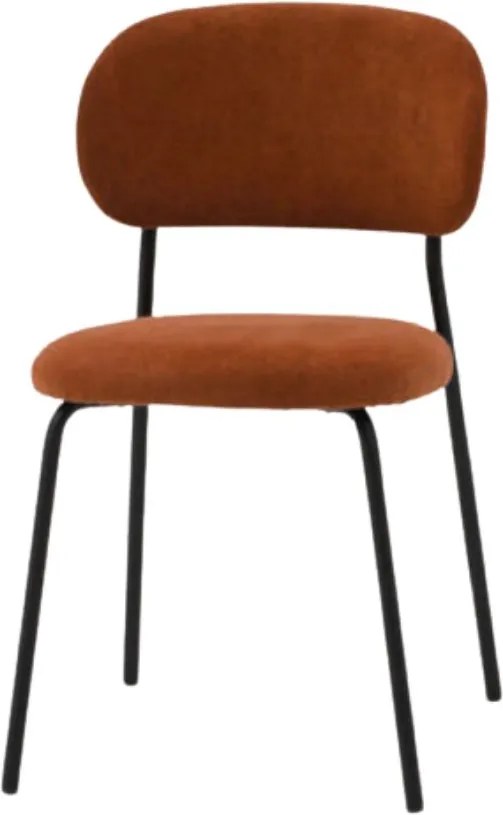 Scaun NEO, tesatura, structura metalica - PORTOCALIU