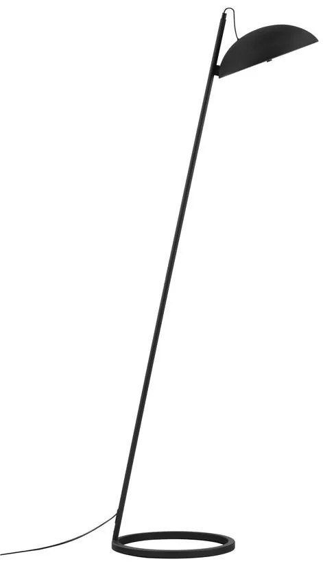 Lampadar, lampa de podea LED Flute negru