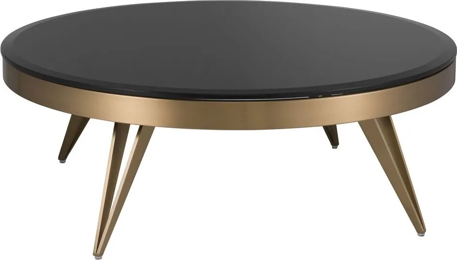 Masuta de cafea design LUX Rocco, alama 115222 HZ