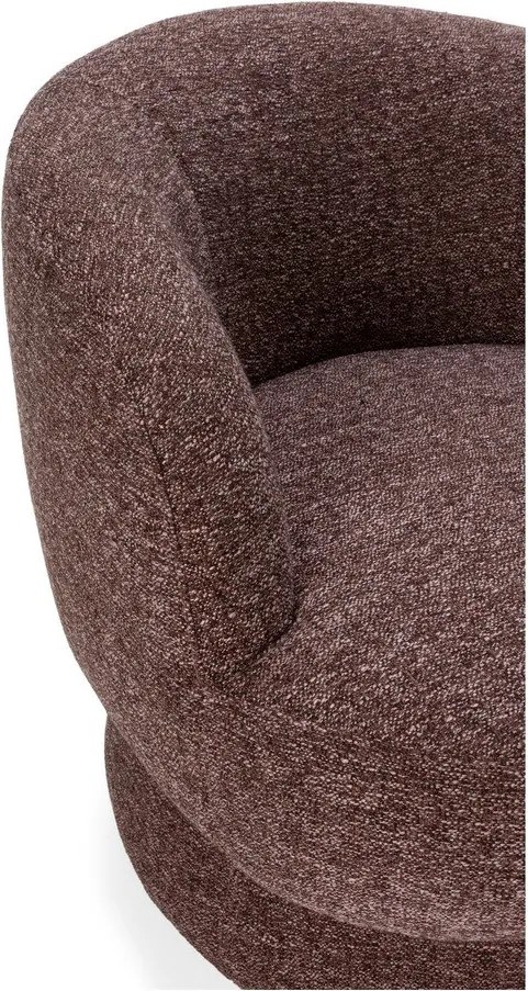 Fotoliu mov/maro pivotant Dali – MOME