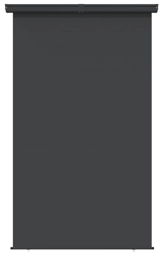 Copertina laterala de balcon, negru, 140x250 cm Negru, 140 x 250 cm