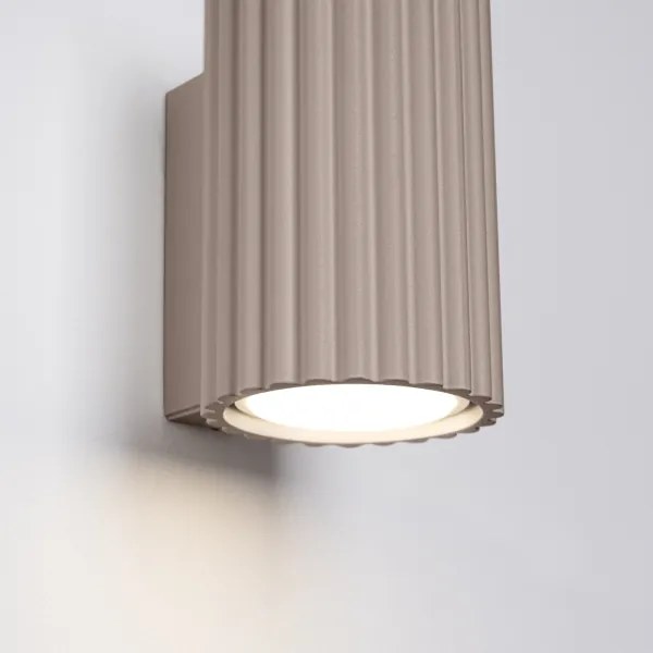 Brilagi - Aplica de perete CRESTO 1xGU10/10W/230V, diametru 10 cm, taupe