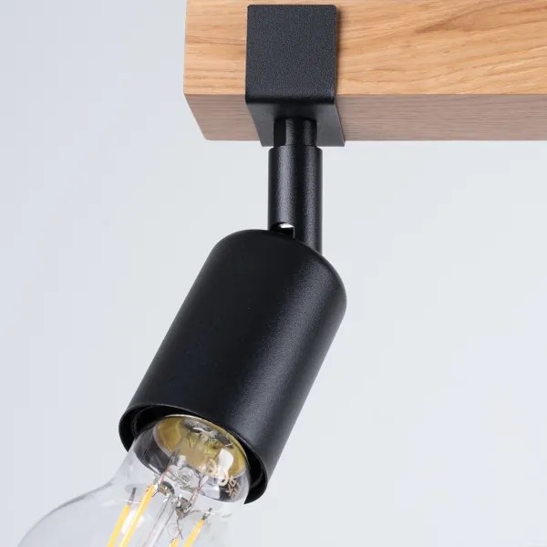 Spot Sollux SL.1297 ZUCA 3xE27/15W/230V negru