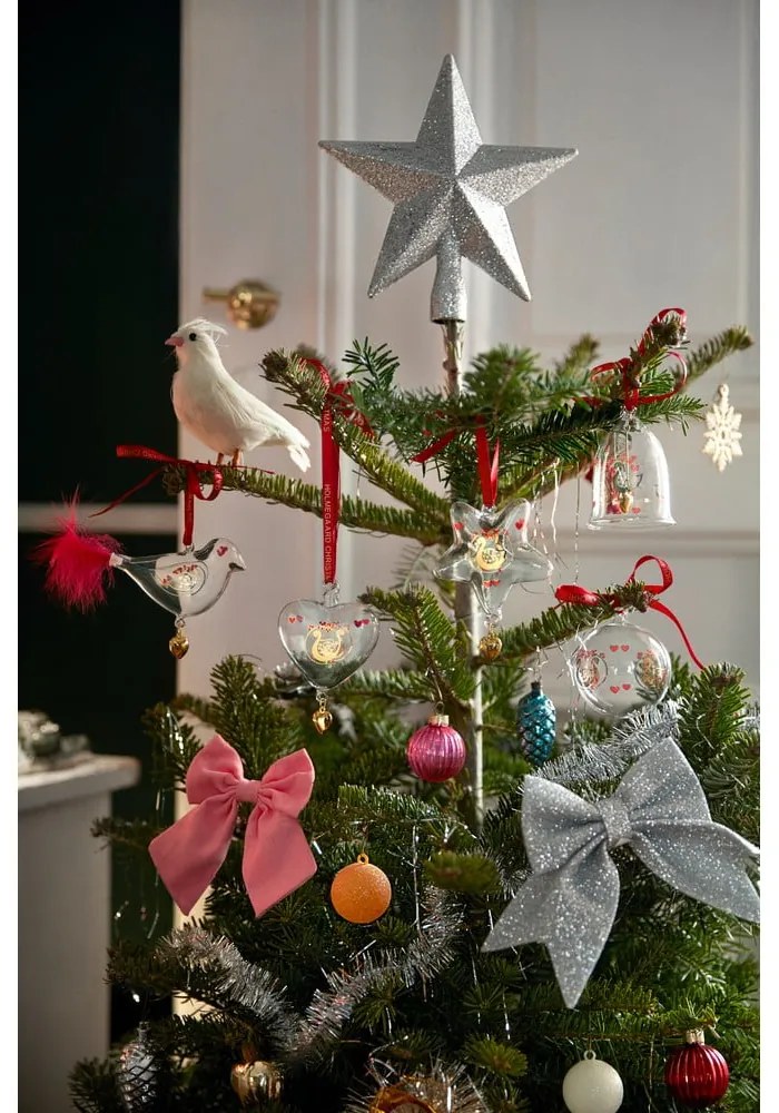 Glob de Crăciun suflat manual din sticlă ø 6,5 cm Ann-Sofi Romme Annual Christmas Bauble 2025 – Holmegaard