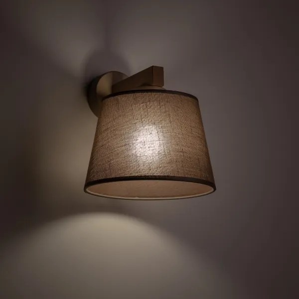 Brilagi - Lampă de perete LATTE SABIA 1xE27/15W/230V pin/maro