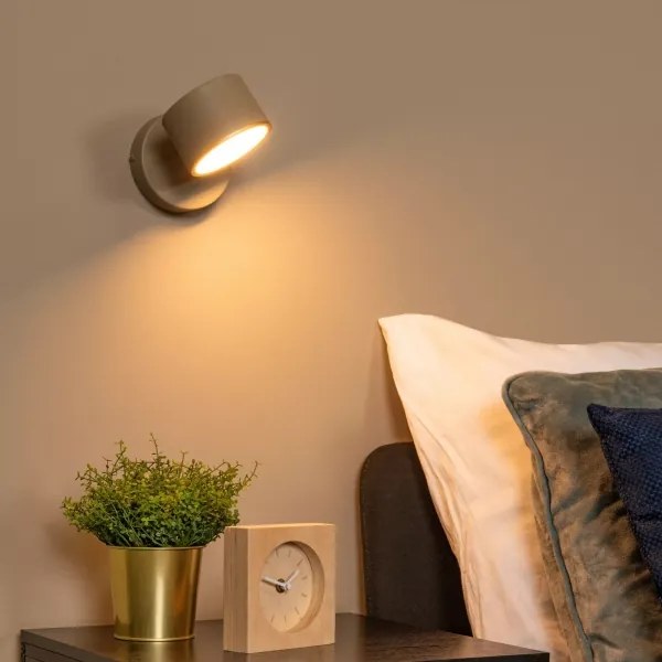 Lucide 44217/08/41 - Spot LED de perete GIAN, 9W, 230V, bej