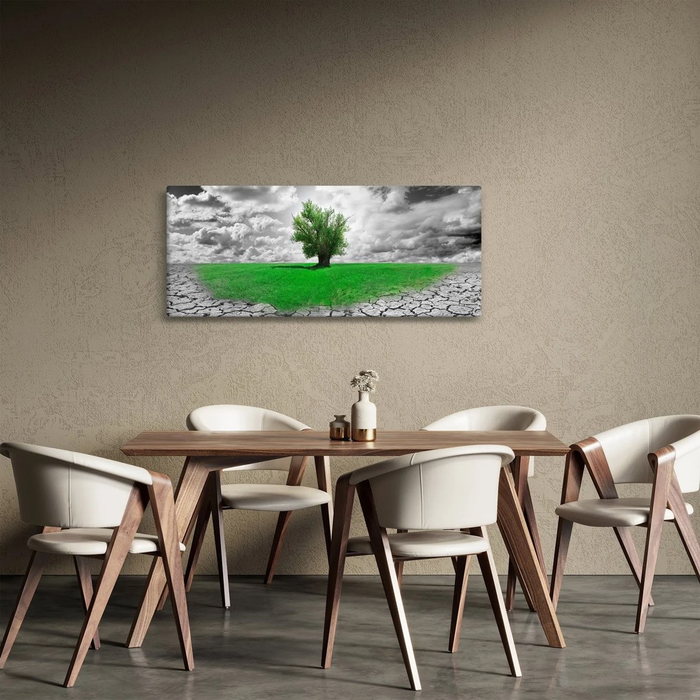 Tablou - O bucată de natură în oraș (120x50 cm)