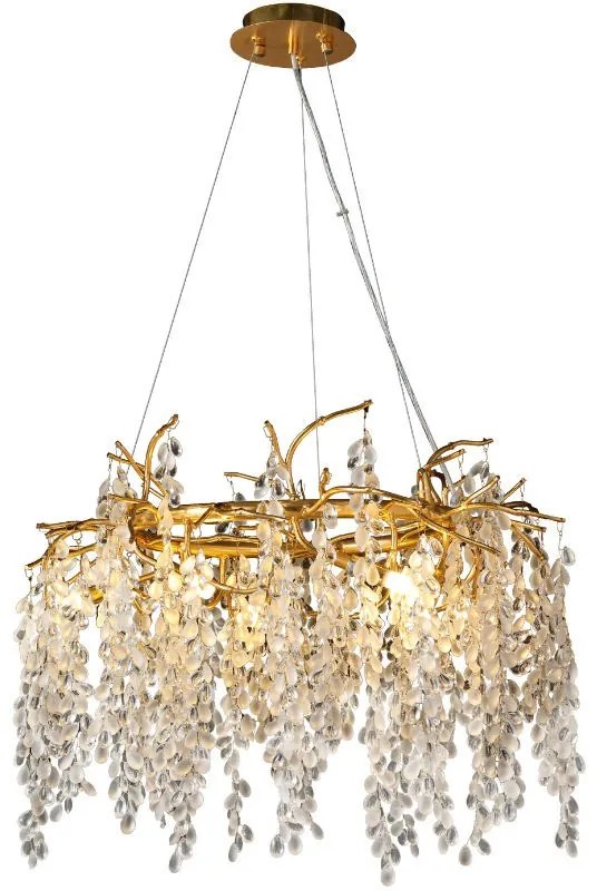 Candelabru led Cristal, Elit's, Evea Gold, 80 cm