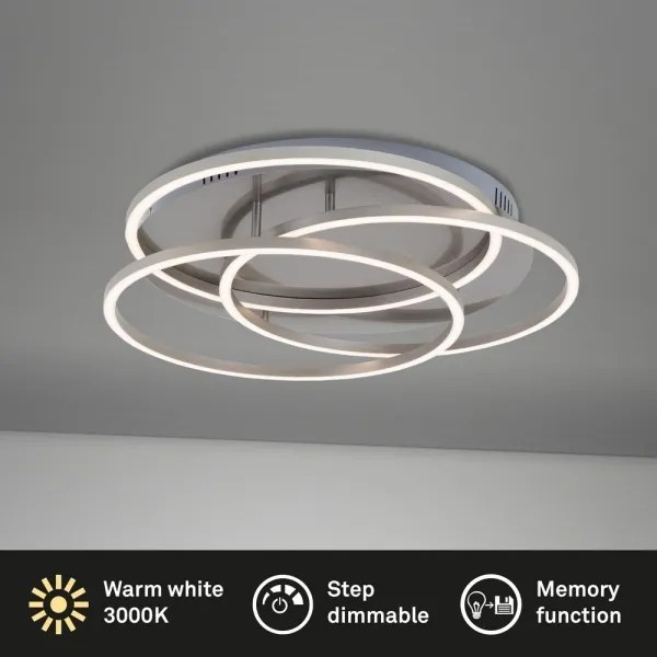 Plafonieră LED dimabilă FRAMES LED/60W/230V crom mat Briloner