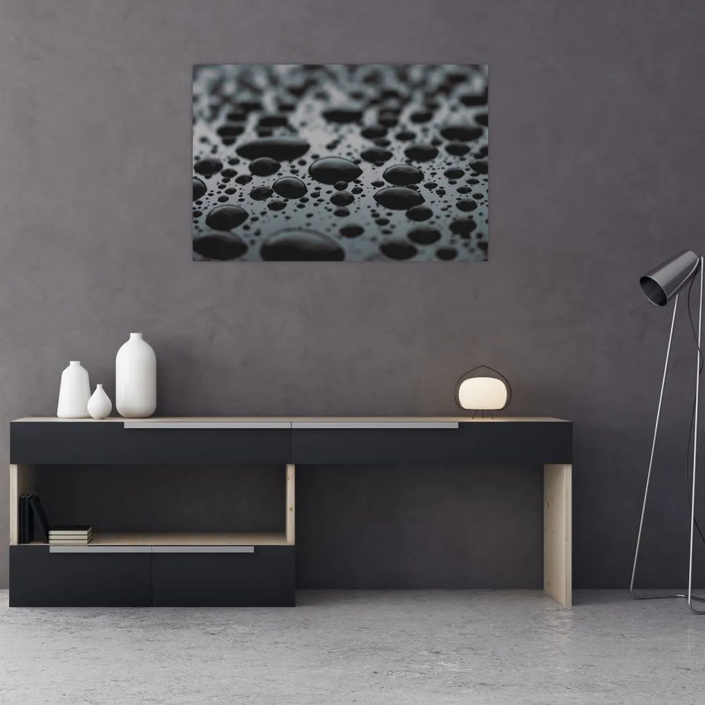 Tablou cu picături de apă (90x60 cm)