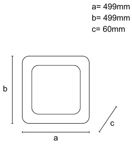 Plafonieră LED dimabilă LED/45W/230V 3000-6500K alb + telecomandă