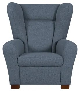 Fotoliu VIVA cu aripi, albastru