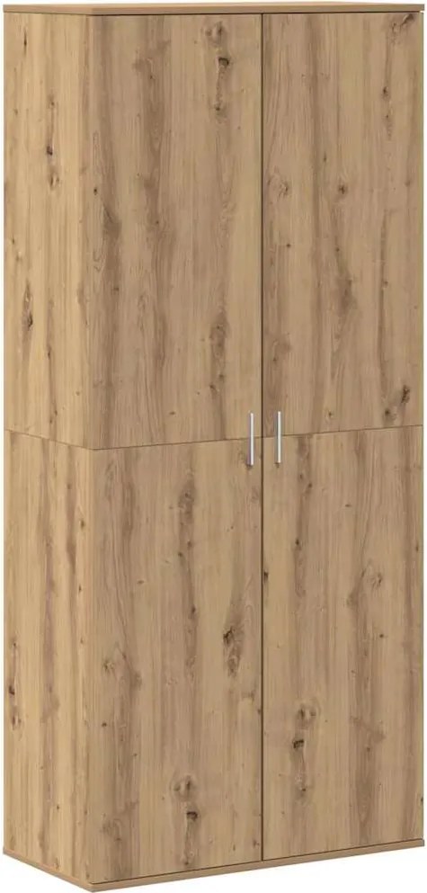 vidaXL Bufet cu raft stejar artizanal 80 x 39 x 178 cm Lemn compozit