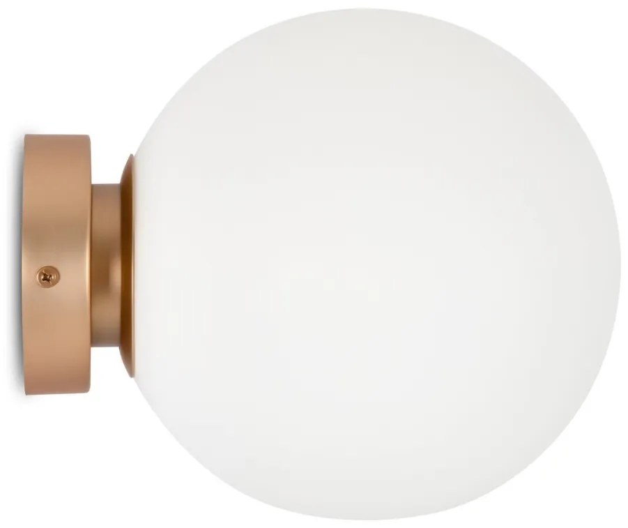 Aplica perete sau tavan design modern Basic form auriu, diametru 20cm